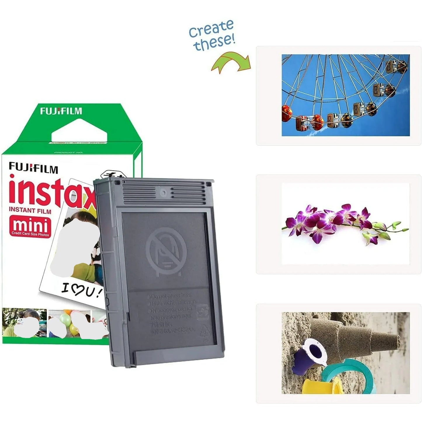 Fujifilm Instax Mini 11 Instant Camera with 40 Film Sheets, Shutter Accessories & Photo Album, Sky Blue