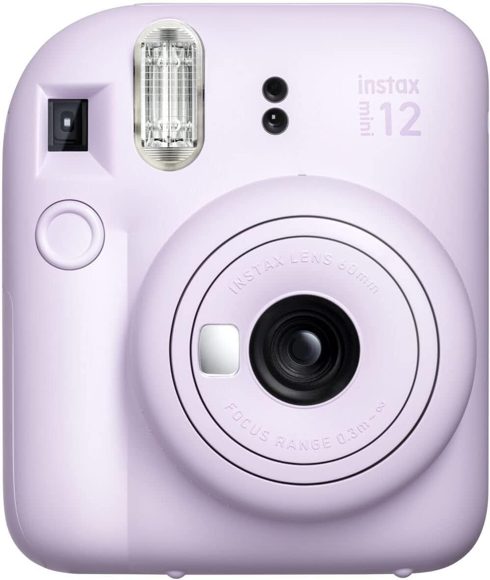 Fujifilm Instax Mini 12 Instant Camera with 40 Film Sheets, Shutter Accessories & Photo Album, Lilac Purple